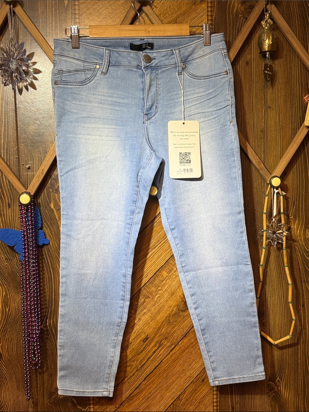 1822 Denim Light Blue Skinny Jeggings